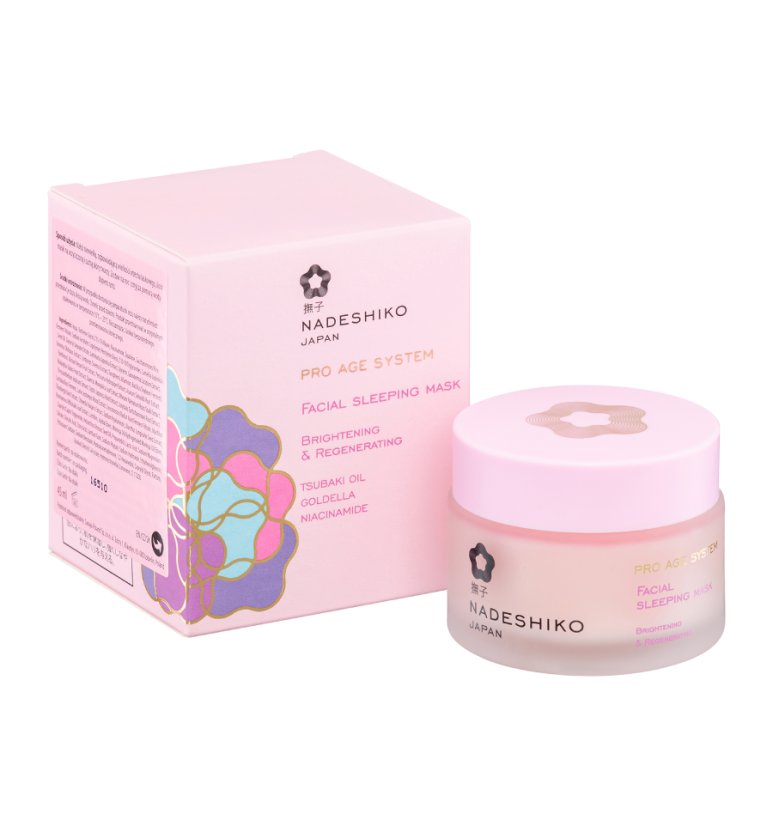 NADESHIKO regeneračná pleťová maska na noc 45 ml