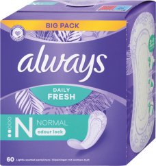 Always Dailies Normal Fresh & Protect intímky 60 ks