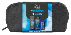 Dove MEN+CARE Clean Comfort darčekové balenie – sprchový gél + deodorant + deodorant stick + kozmetická taška