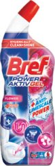 Bref WC čistič Power Aktiv gel Flower 700 ml