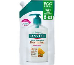 Sanytol antibakteriálne tekuté mydlo Mandľové mlieko náhradná náplň 500 ml