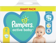 Pampers Active Baby plienky veľkosť 2 (4–8 kg) 96 ks