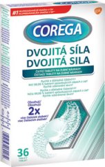 Corega čistiace tablety na zubné náhrady Dvojitá sila 36 ks