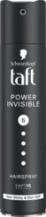Taft lak na vlasy Power Invisible 5 mega silná fixácia 250 ml