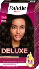 Palette Deluxe Oil-Care Color farba na vlasy 3-0 tmavohnedá, 1 ks