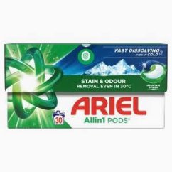 Ariel All-in-1 PODS Mountain Spring gélové kapsule 31 ks