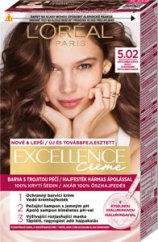 L’Oréal Paris Excellence Crème farba na vlasy 5.02 Svetlohnedá dúhová, 1 ks