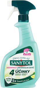 Sanytol dezinfekčný univerzálny čistiaci prostriedok 4v1 Pure 500 ml