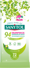 Sanytol dezinfekčné utierky 94% rastlinného pôvodu 36 ks
