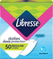 Libresse Classic Slip intímky, 50 ks