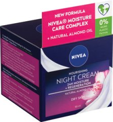 Nivea nočný výživný  krém Sensitive and Care 50 ml