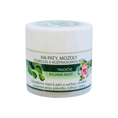 Bylinná masť 150ml na päty a mozole