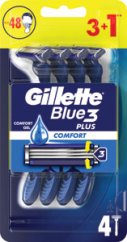 Gillette Blue3 Plus Comfort pánske jednorazové holiace strojčeky, 1 ks