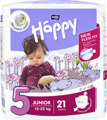 Bella Happy detské plienky Junior 21 ks 6
