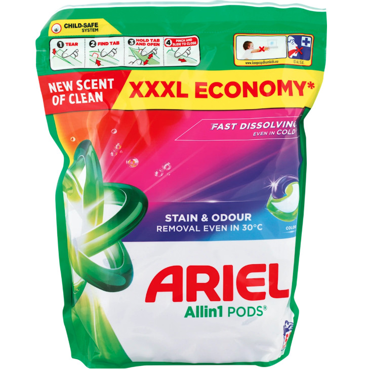 Ariel gélové kapsule All-in-1 PODS Color 50 PD