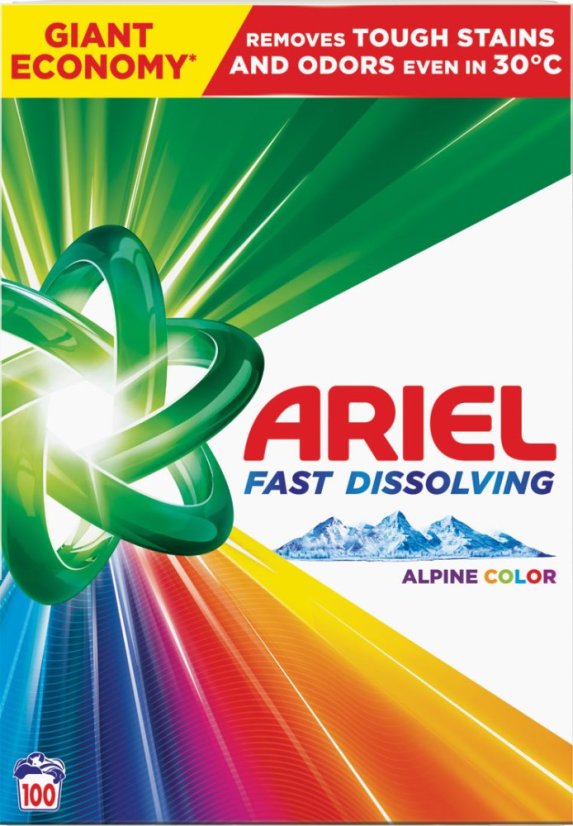Ariel prací prášok Color 100 PD Ariel prací prášok Color 100 PD
