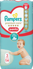 Pampers Premium Pants veľkosť 3 (6–11 kg) 48 ks