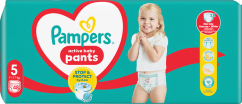 Pampers Pants plienkové nohavičky veľkosť 5 (11–17 kg) 48 ks