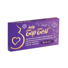 Baby Top Test tehotenský prúžkový test, 2 ks