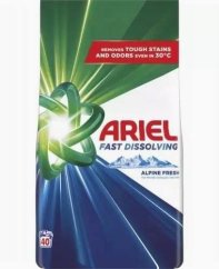 Ariel prací prášok Mountain Spring 2,2 kg, 40 PD