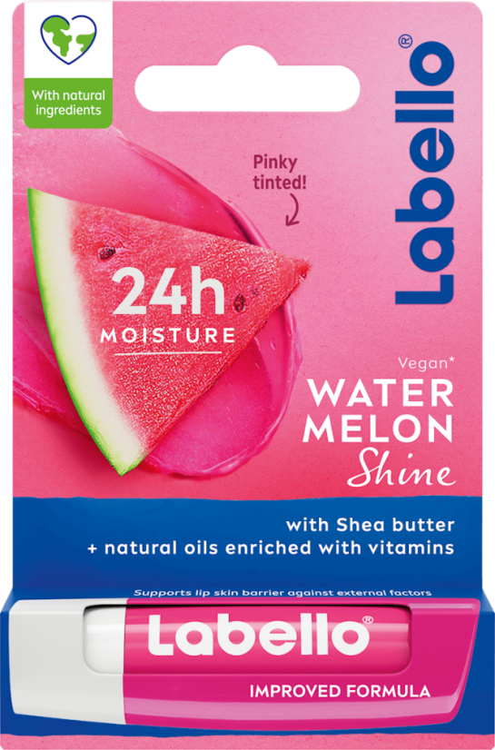 Labello tónovací balzam na pery Watermelon Shine 24h Moisture 4,8 g