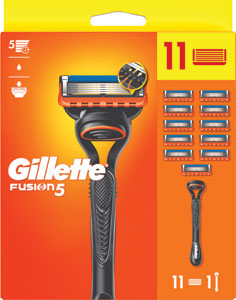 Gillette Fusion5 holiaci strojček + 11 holiacich hlavíc
