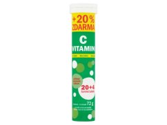 Šumivý vitamín C bez cukru 24 tabliet