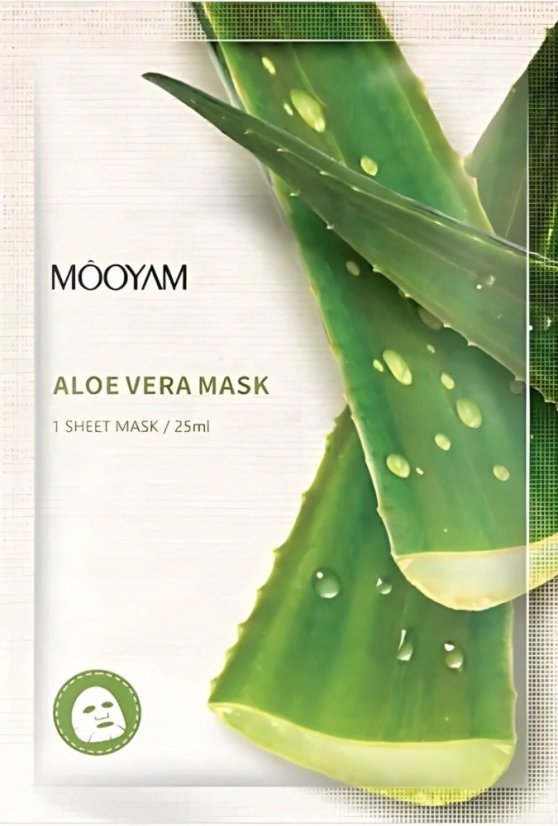 Mooyam pleťová maska Aloe Vera 25 ml