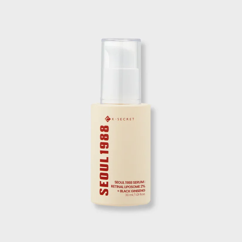 K-SECRET Seoul 1988 Serum: Retinal Liposome 2% + Black Ginseng, 30ml