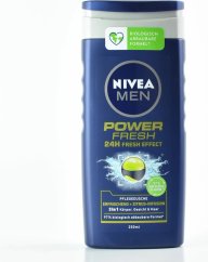 NIVEA MEN Power Fresh Efekt sprchový gél 250 ml