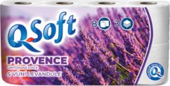 Q-Soft toaletný papier Levanduľa 3-vrstvový 8 roliek