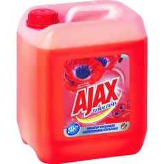 Ajax univerzálny čistiaci prostriedok Floral Fiesta Red Flowers červený 5 l