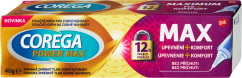 Corega fixačný krém Power Max na zubné náhrady upevnenie + komfort 40 g