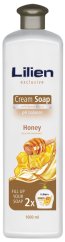 Lilien krémové tekuté mydlo Med, 1 l