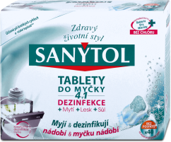 Sanytol tablety do umývačky riadu 4v1 40 ks