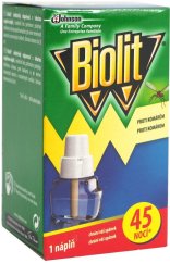 Biolit náhradní náplň do elektrického odparovača proti komárom, 45 nocí 27 ml