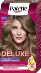 Palette Deluxe Oil-Care Color farba na vlasy 7-11 chladná stredná blond, 1 ks