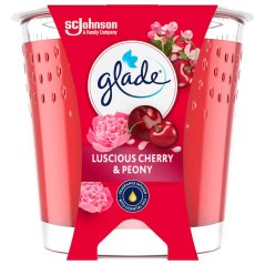 Glade vonná sviečka Cherry & Peony 112 g