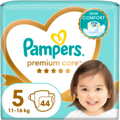 Pampers Premium Care plienky veľkosť 5 (11–16 kg) 44 ks