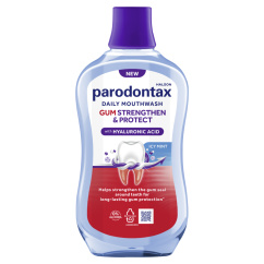 Parodontax ústna voda Posilnenie a ochrana ďasien Icy Mint 500 ml