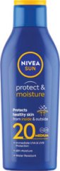 Nivea Sun Protect & Moisture mlieko na opaľovanie SPF 20 200 ml