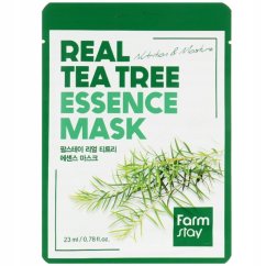Farmstay Textilná  pleťová maska ​​Real Tea Tree Essence Mask 23ml