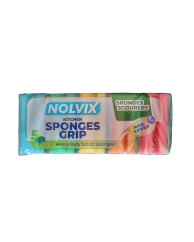 NOLVIX Kitchen Sponges Grip – kuchynské hubky (5 ks)