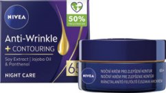 Nivea nočný krém pre zlepšenie kontúr 65+, 50 ml