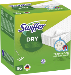 Swiffer náhradné suché utierky na podlahu Dry 36 ks