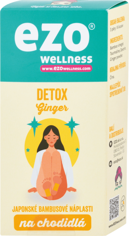 EZO Japonské bambusové náplasti GINGR – 3 páry / 6 ks