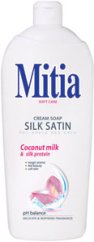 Mitia tekuté mydlo náhradná náplň Silk Satin 1 l