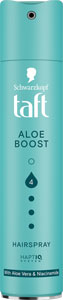 Taft lak na vlasy Aloe Boost 4 stredne silná fixácia 250 ml