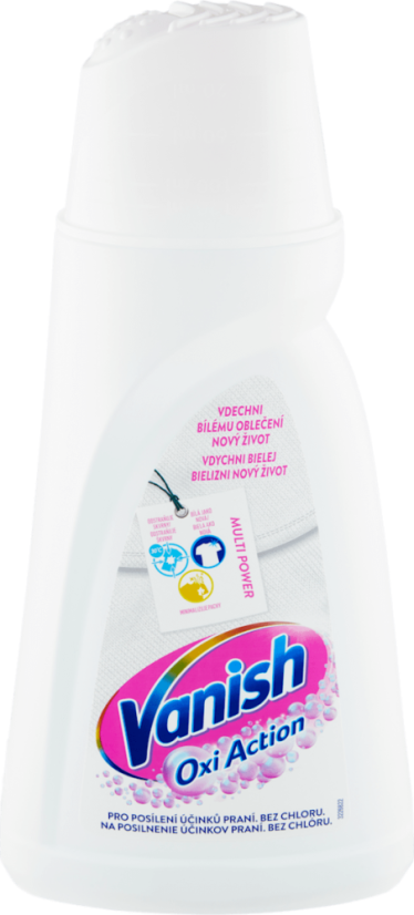 Vanish tekutý odstraňovač škvŕn a bielidlo Oxi Action White, 1 l