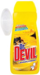 Dr. Devil WC gél s košíčkom 3in1 Lemon 400 ml